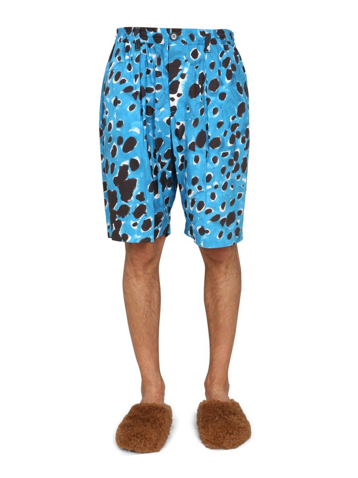 BERMUDA SHORTS WITH POP DOTS PRINT | Basement 88