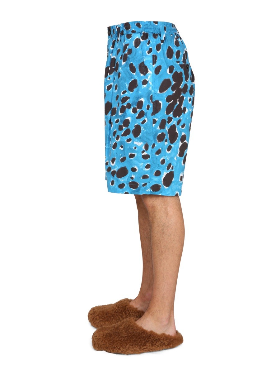 BERMUDA SHORTS WITH POP DOTS PRINT | Basement 88