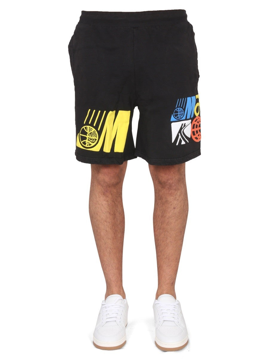 BERMUDA WITH LOGO PRINT | Basement 88