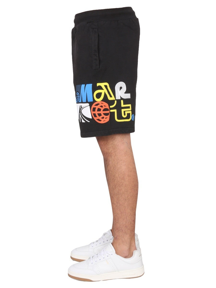 BERMUDA WITH LOGO PRINT | Basement 88