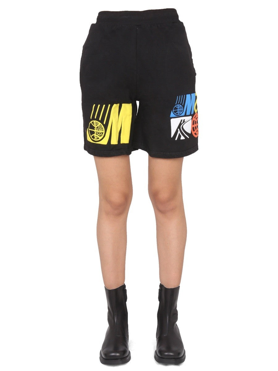BERMUDA WITH LOGO PRINT | Basement 88