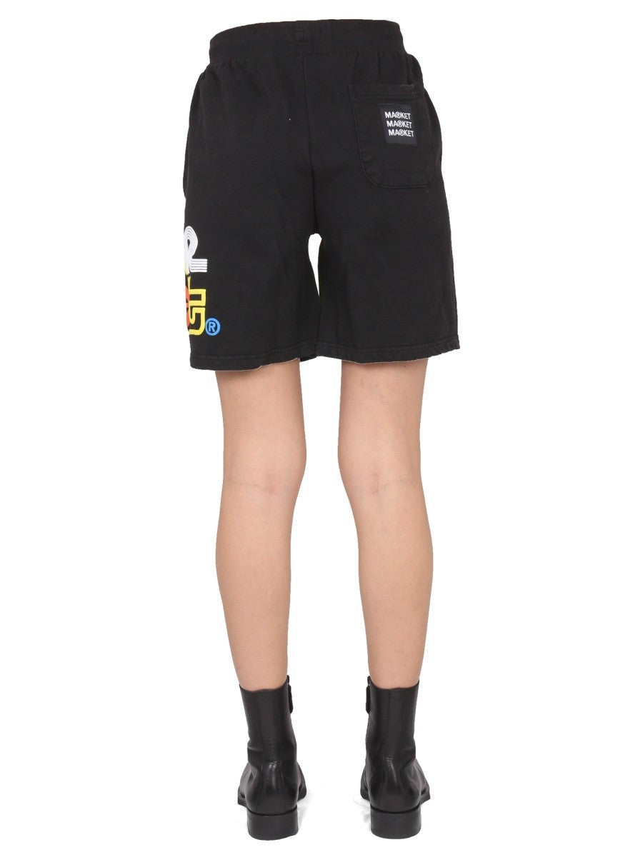 BERMUDA WITH LOGO PRINT | Basement 88