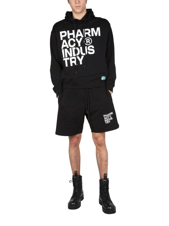 BERMUDA WITH LOGO PRINT | Basement 88