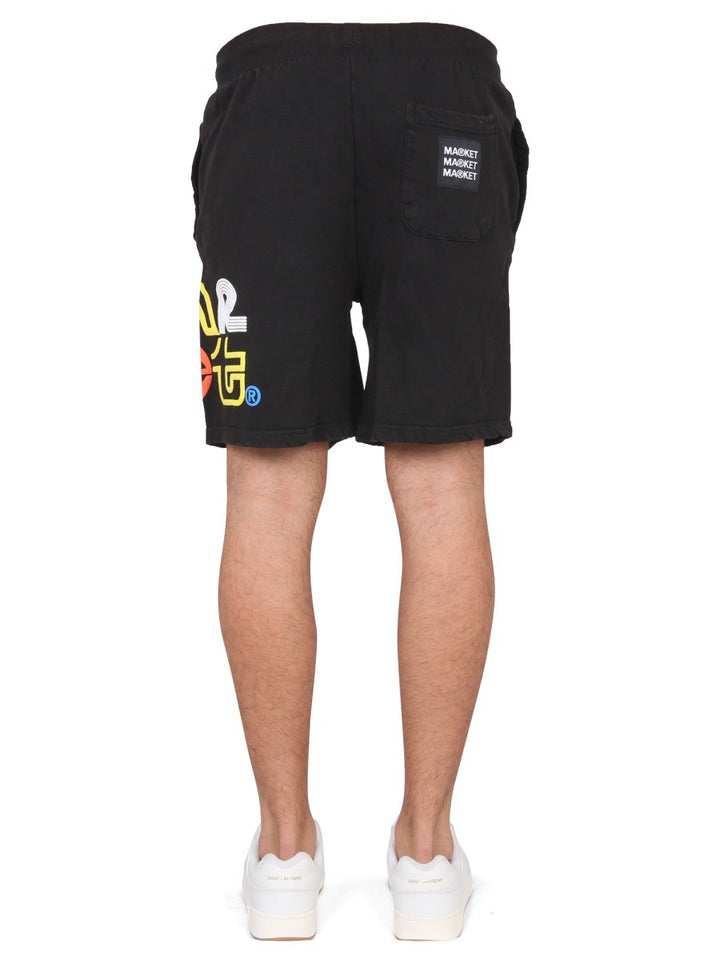 BERMUDA WITH LOGO PRINT | Basement 88
