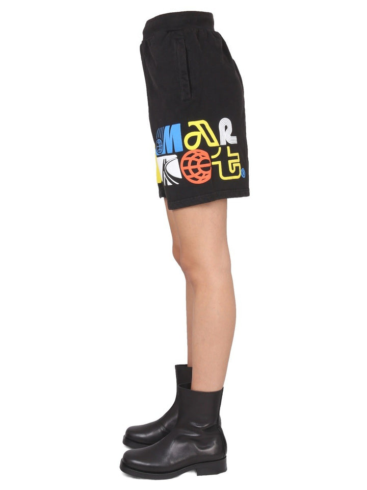 BERMUDA WITH LOGO PRINT | Basement 88