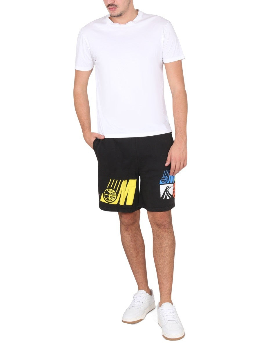 BERMUDA WITH LOGO PRINT | Basement 88