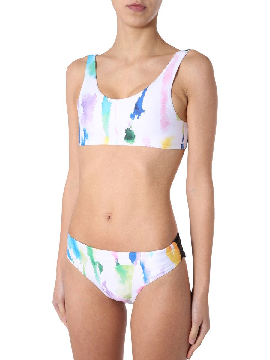 Printed Band Bikini Top