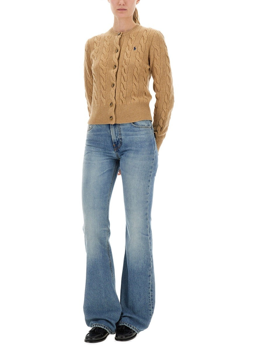 CABLE-KNIT CARDIGAN