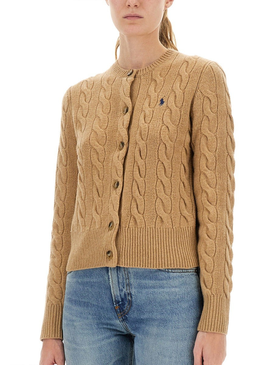 CABLE-KNIT CARDIGAN