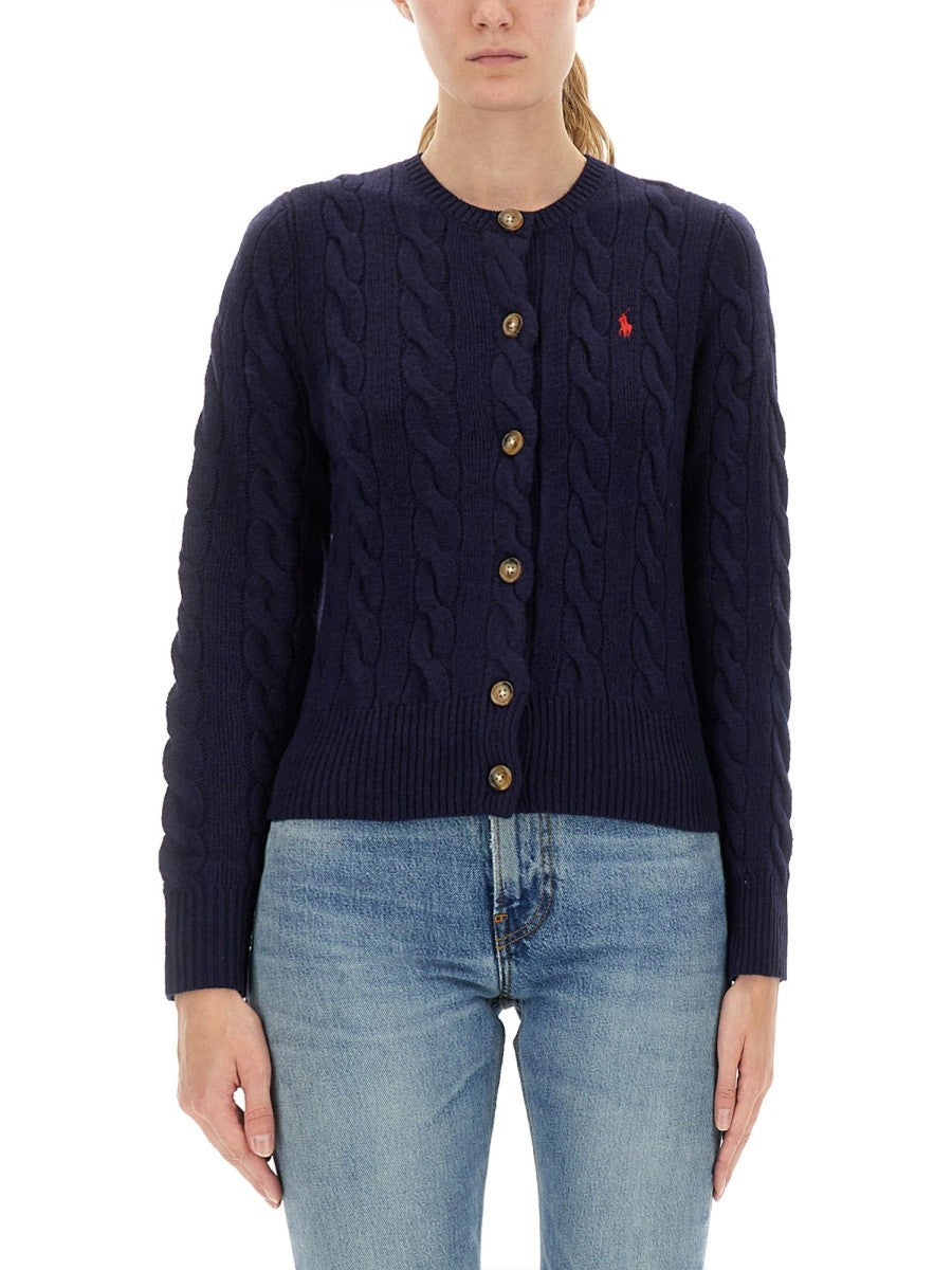 CABLE-KNIT CARDIGAN