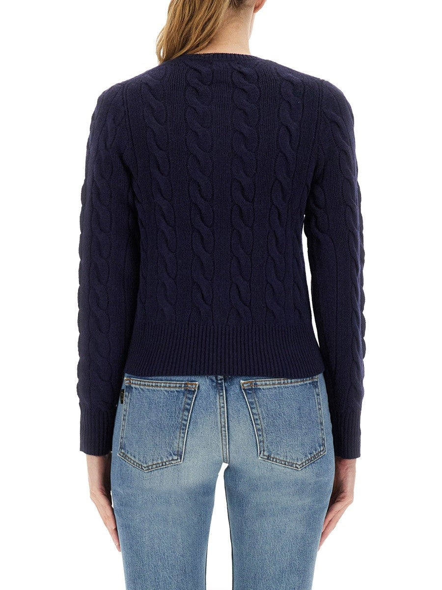 CABLE-KNIT CARDIGAN