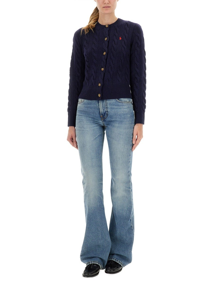 CABLE-KNIT CARDIGAN