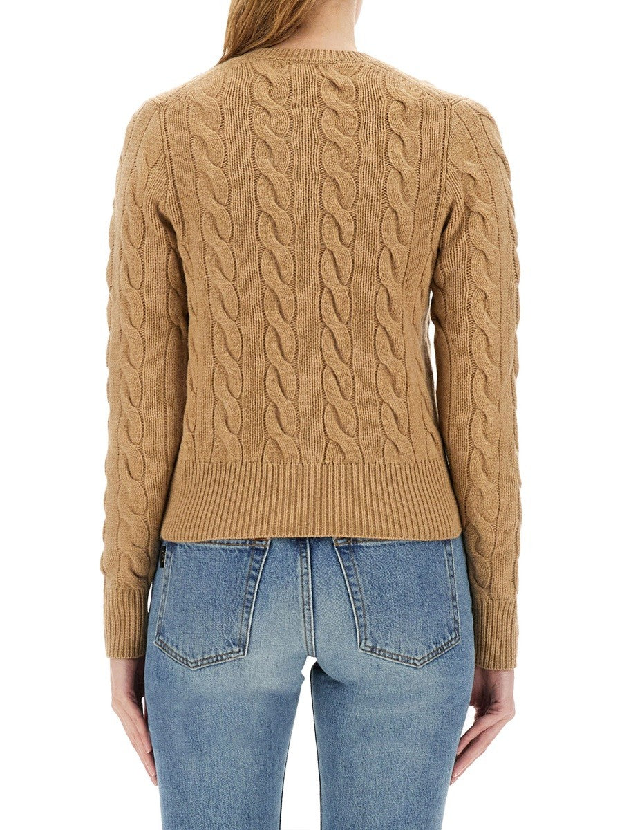 CABLE-KNIT CARDIGAN