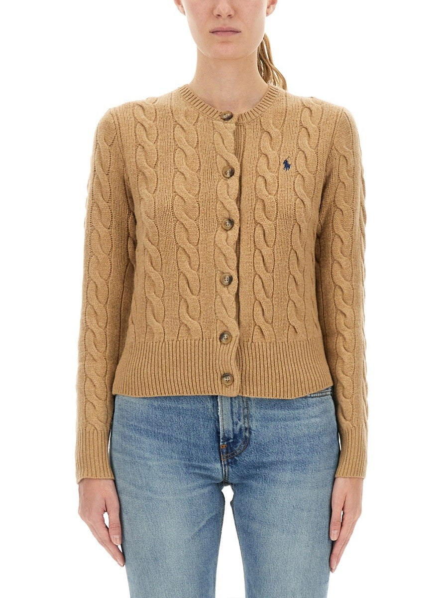 CABLE-KNIT CARDIGAN