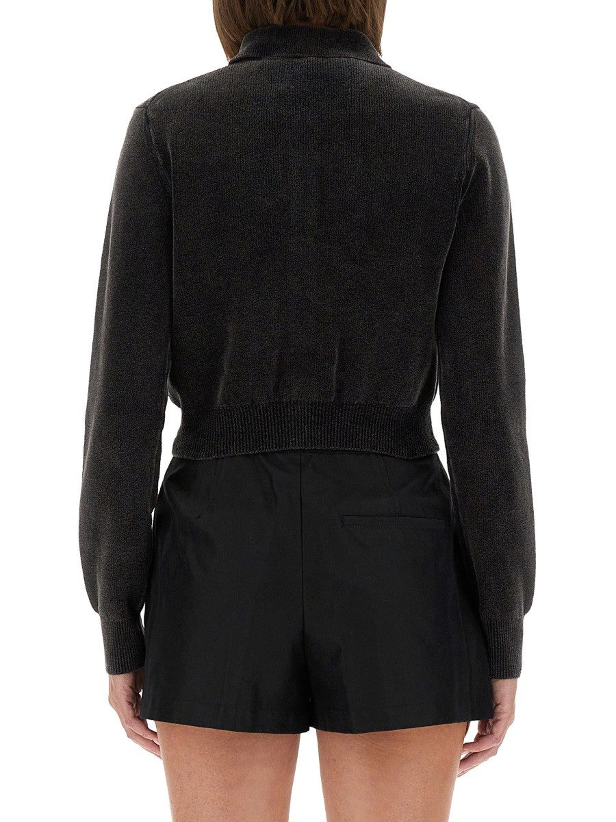 CARDIGAN WITH COLLAR