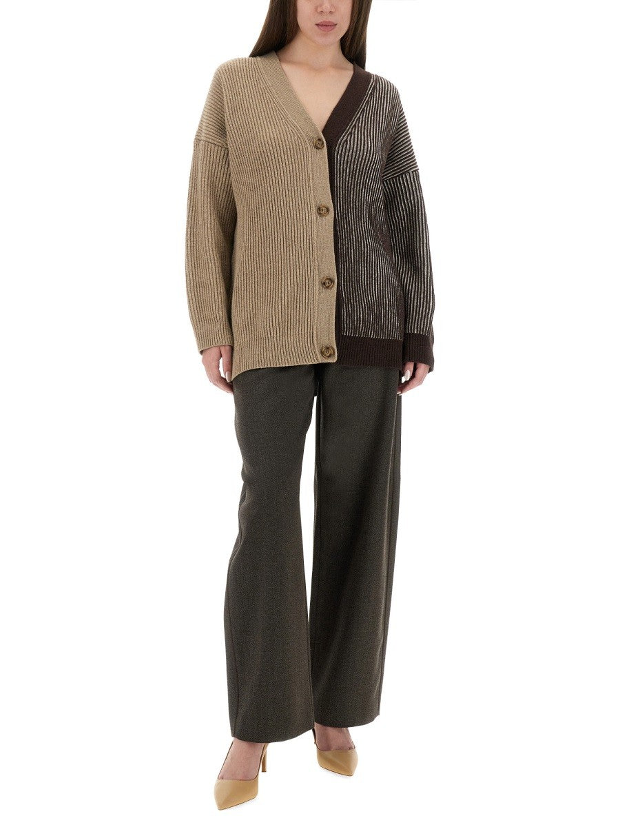 CARDIGAN WITH INLAY LOGO