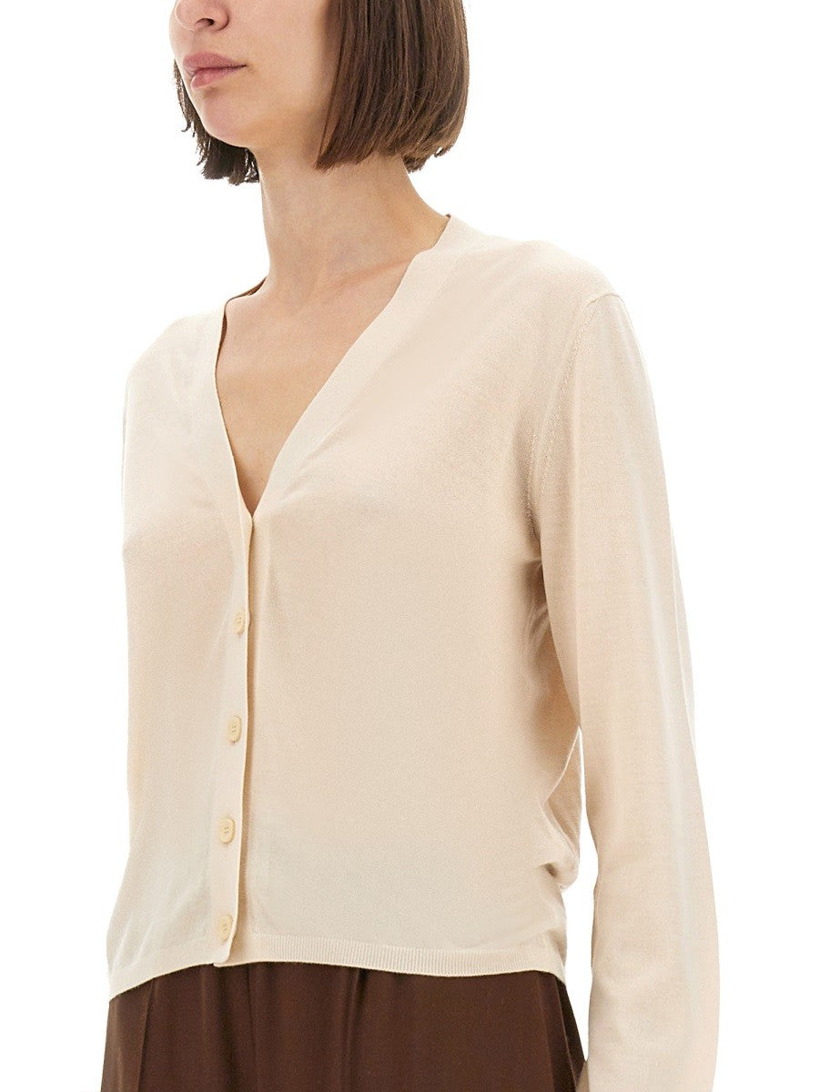 CASHMERE AND SILK CARDIGAN