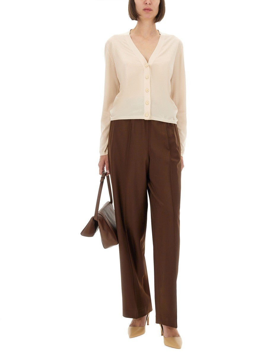 CASHMERE AND SILK CARDIGAN