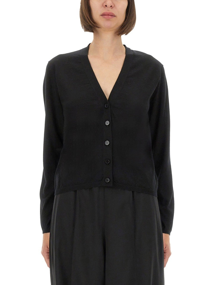 CASHMERE AND SILK CARDIGAN