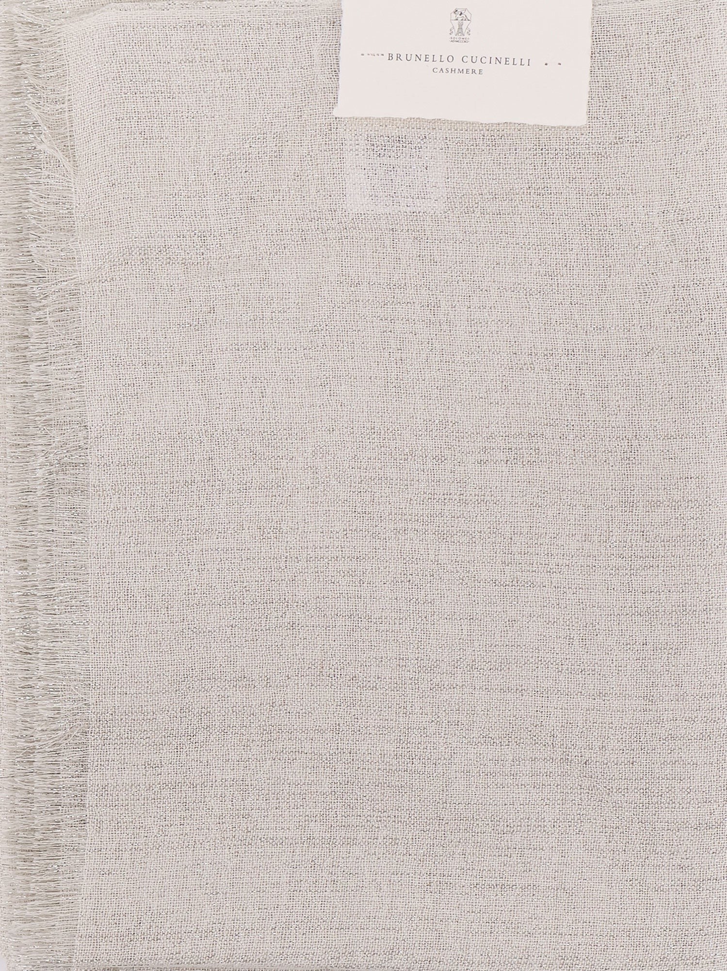 Cashmere and silk sparkling scarf