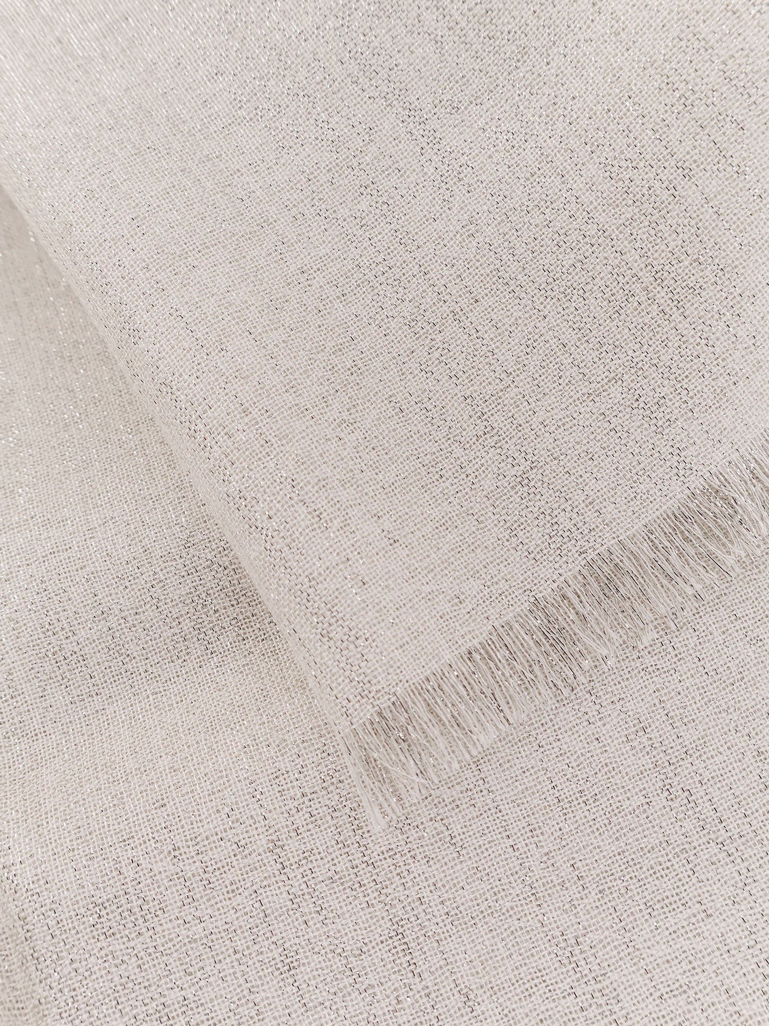 Cashmere and silk sparkling scarf