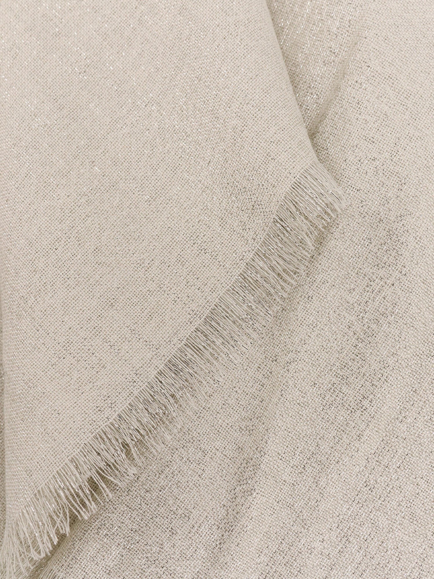 Cashmere and silk sparkling scarf