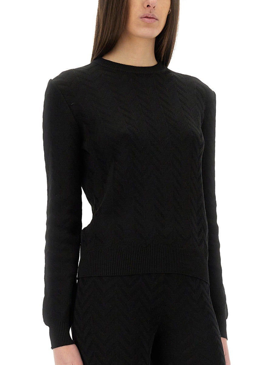 CHEVRON PATTERN SWEATER