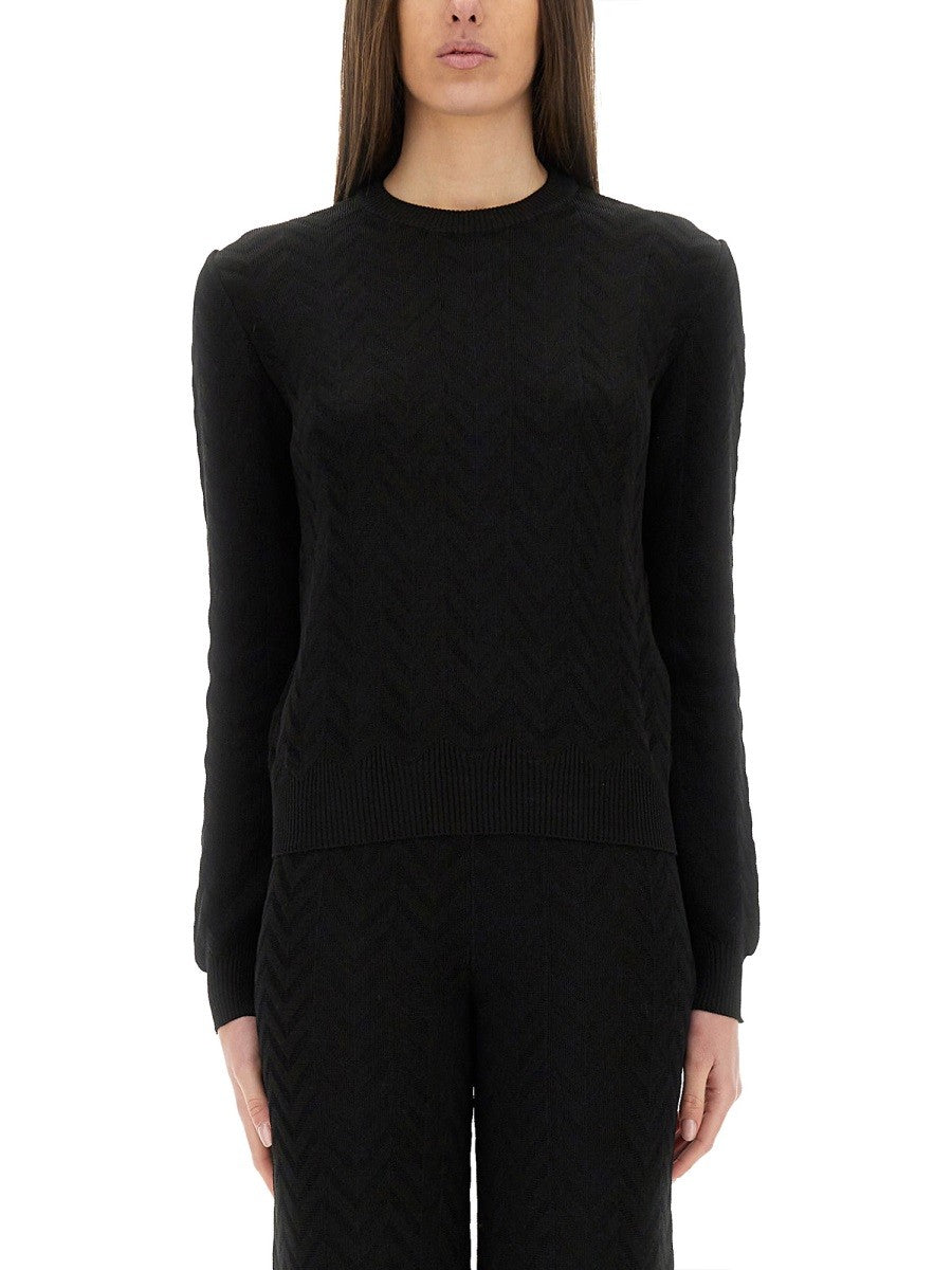 CHEVRON PATTERN SWEATER