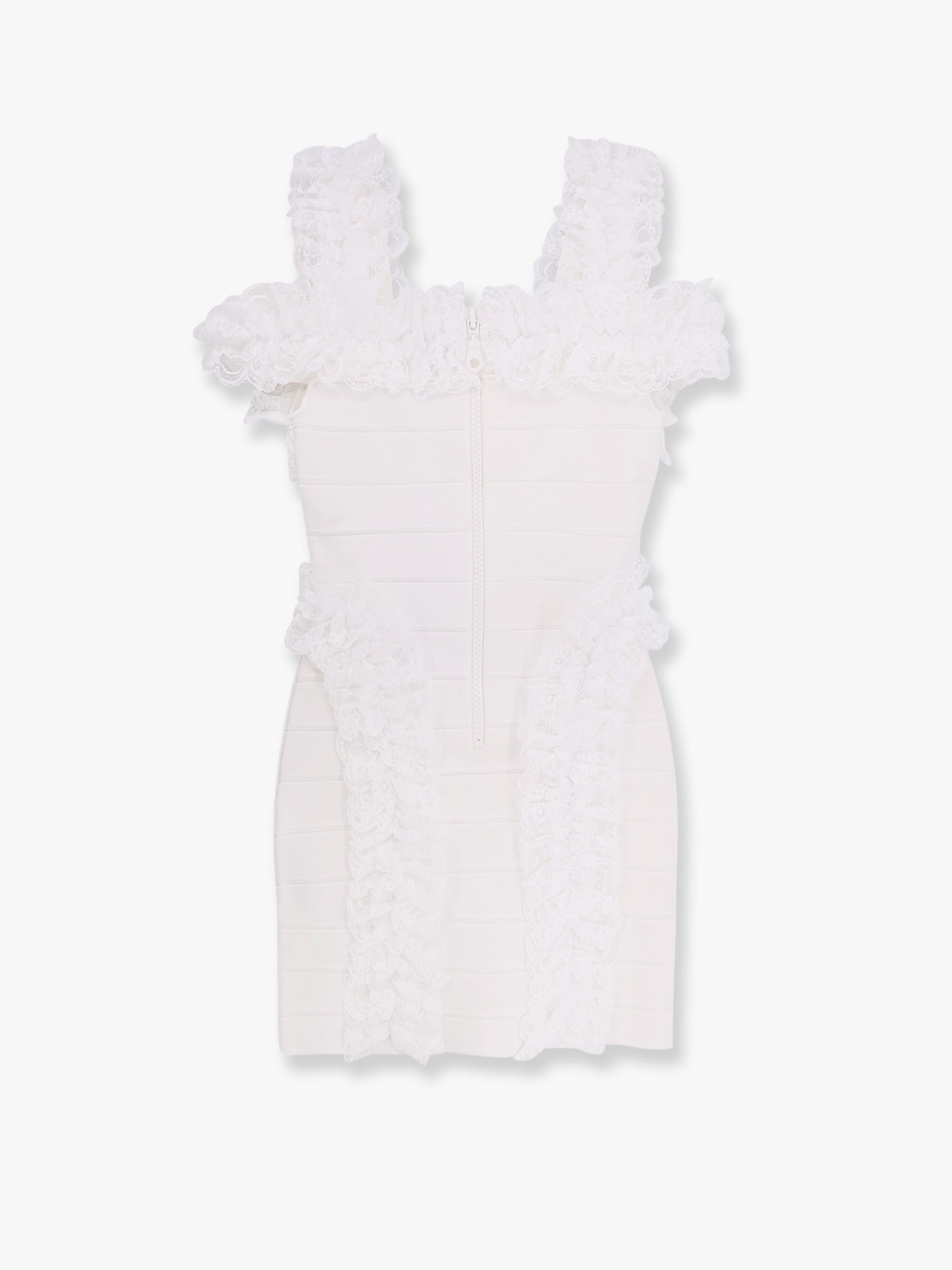 Christopher kane residency knitted dress with ruffles