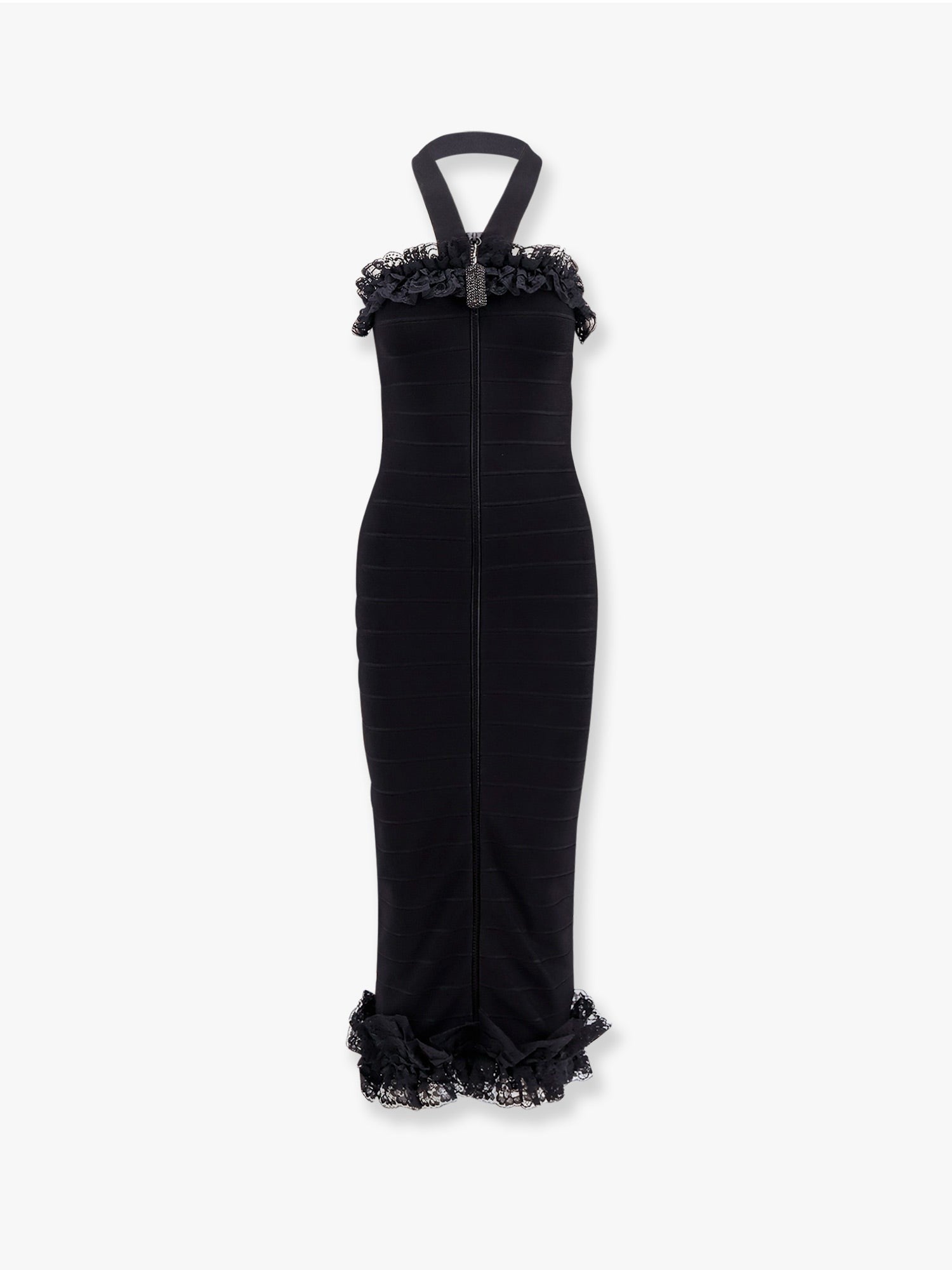 Christopher Kane Residency Viscose Dress With Laces Detail