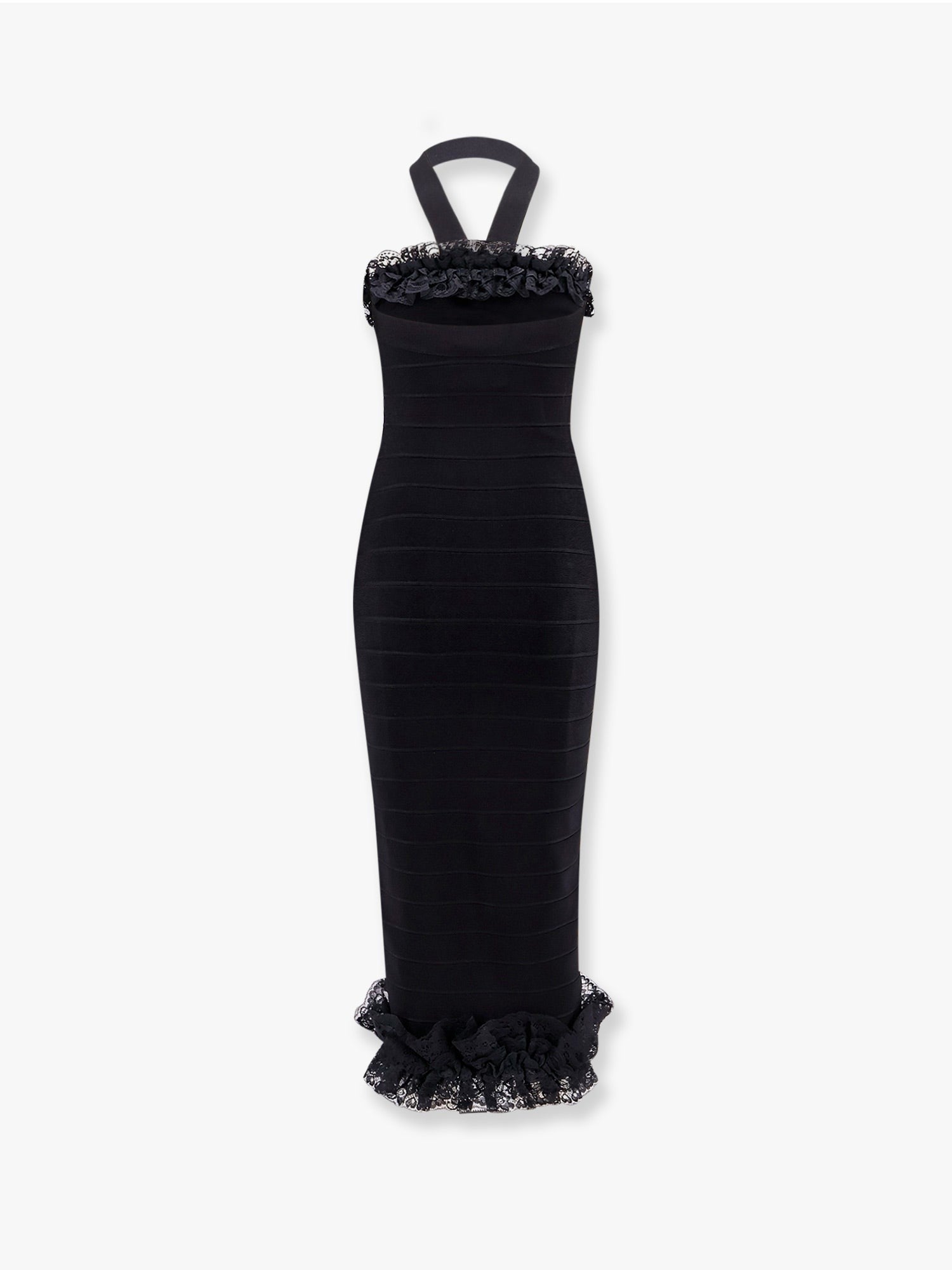 Christopher Kane Residency Viscose Dress With Laces Detail