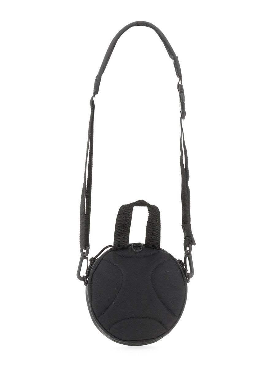 CIRCLE BAG IN TECHNICAL FABRIC WITH LOGO