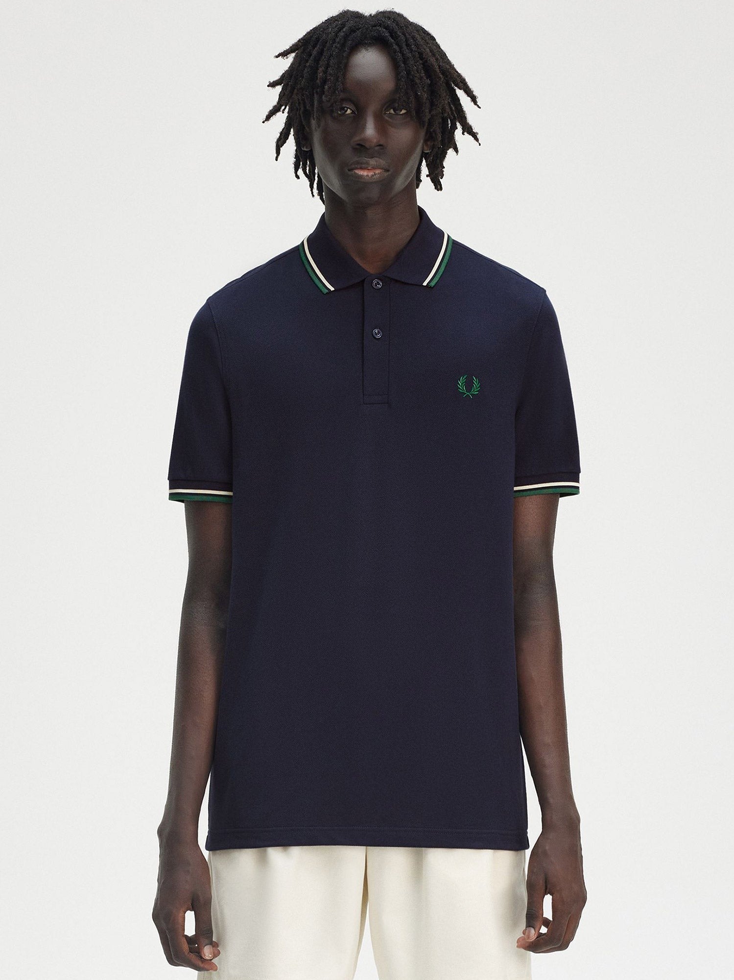 Classic polo shirt with logo embroidery