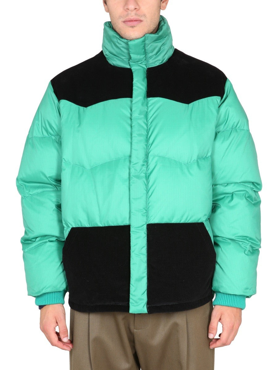 COLOR-BLOCK DOWN JACKET | Basement 88