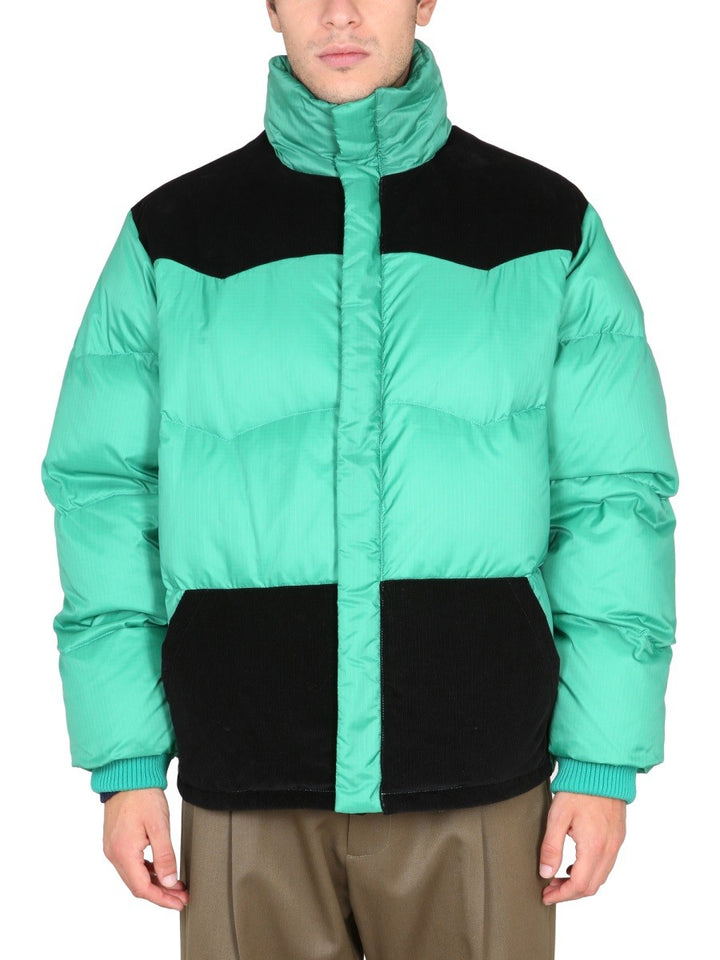 COLOR-BLOCK DOWN JACKET | Basement 88