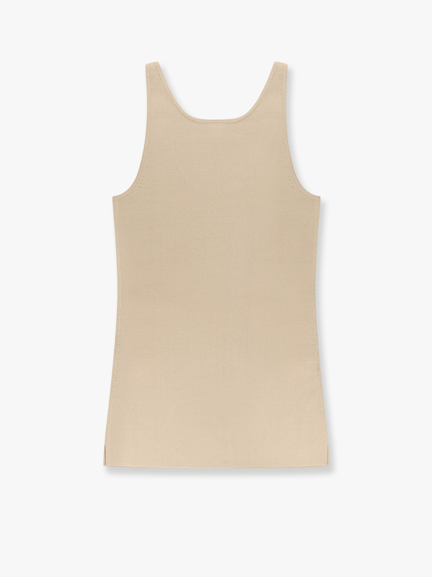 Compact knit tank bã¬viscose blend top