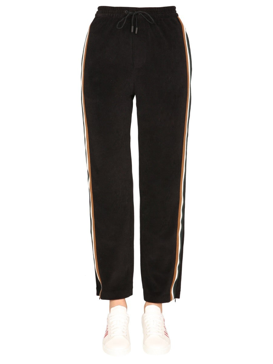 Elastic Waist Corduroy Trousers