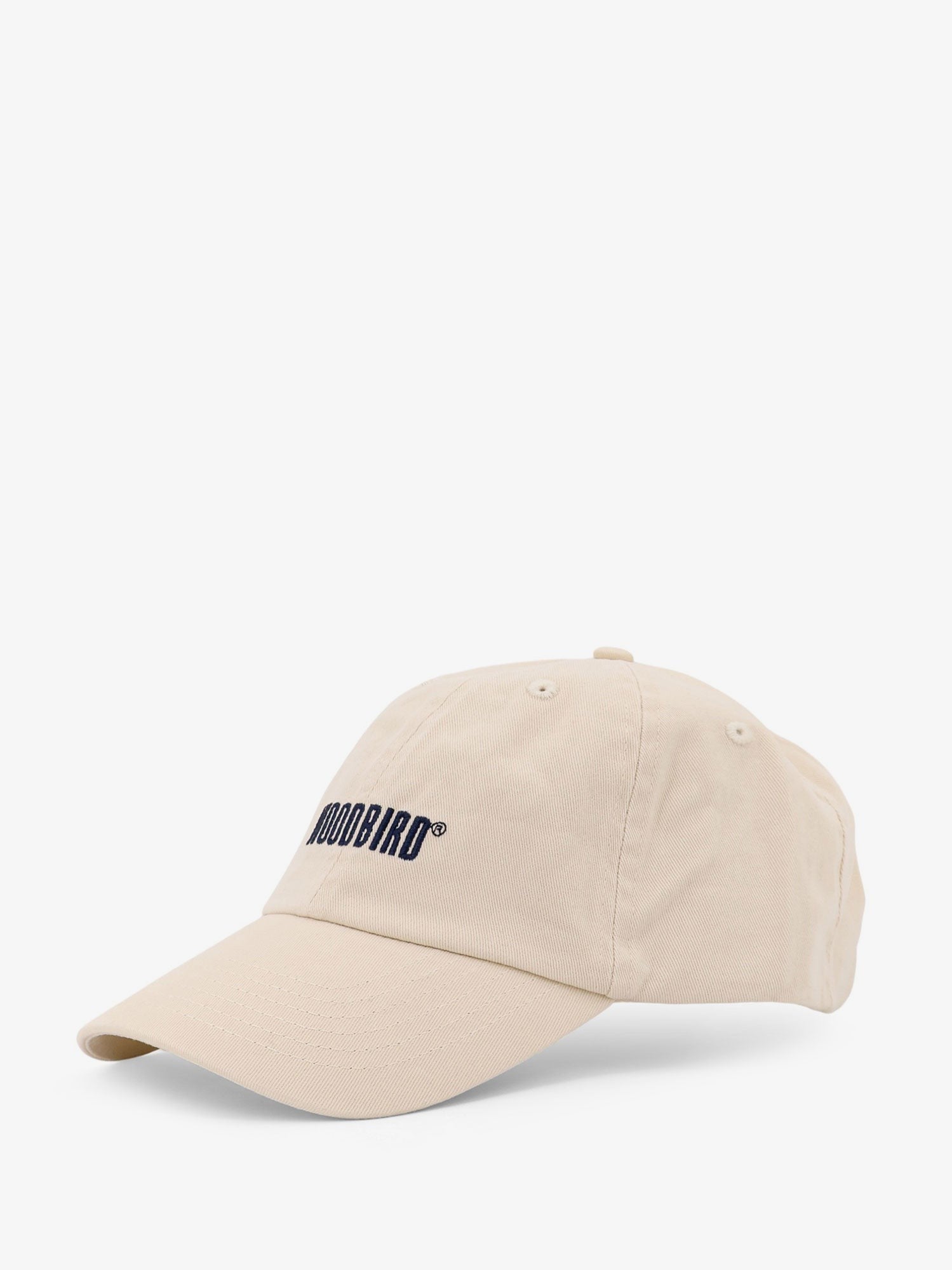Cotton baseball hat with embroidered logo