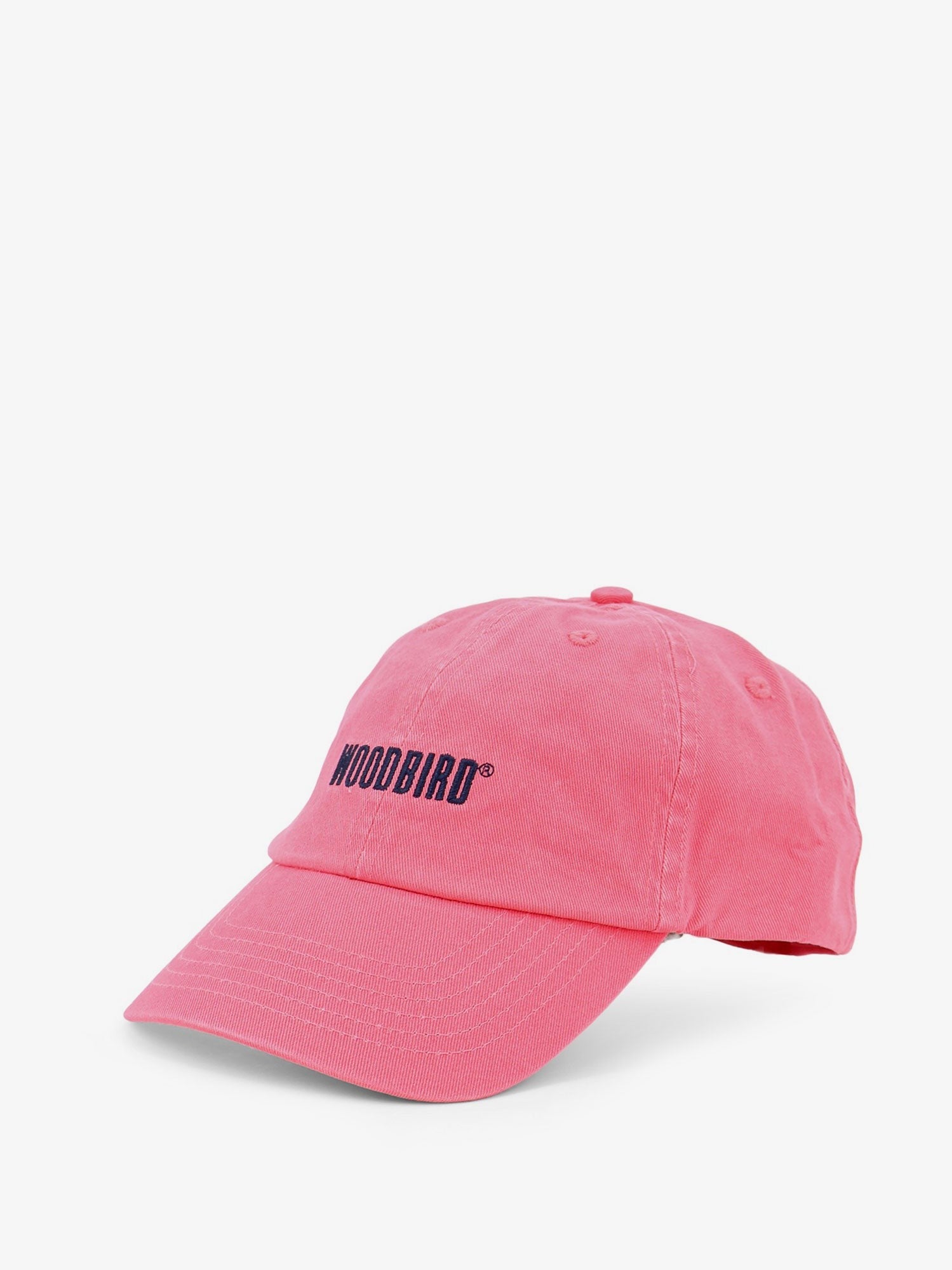 Cotton baseball hat with embroidered logo