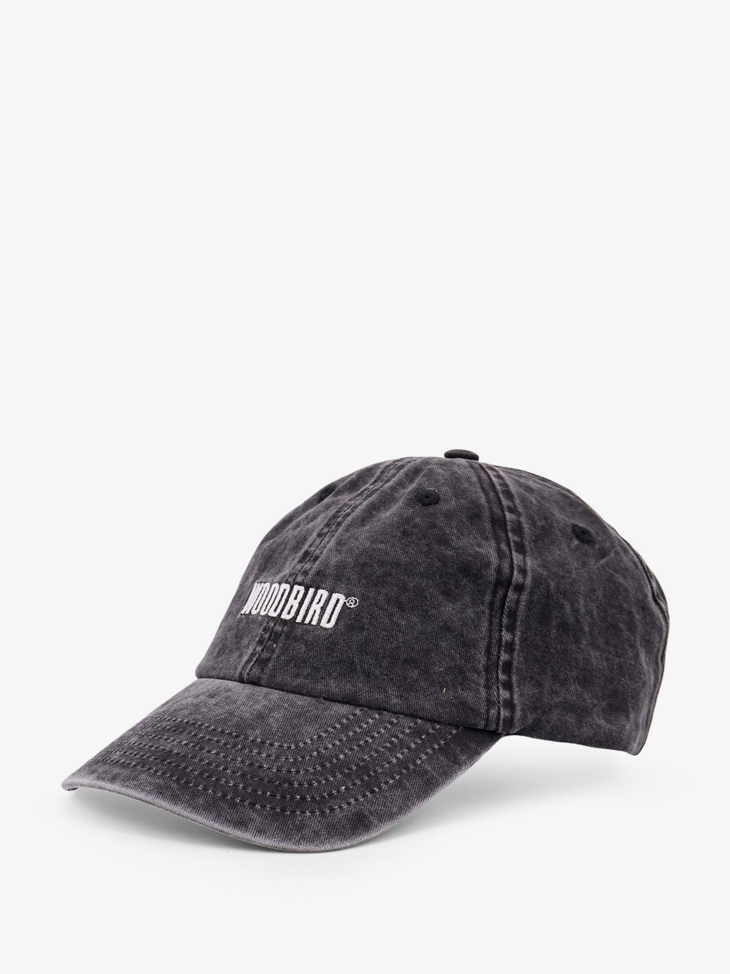 Cotton baseball hat with embroidered logo