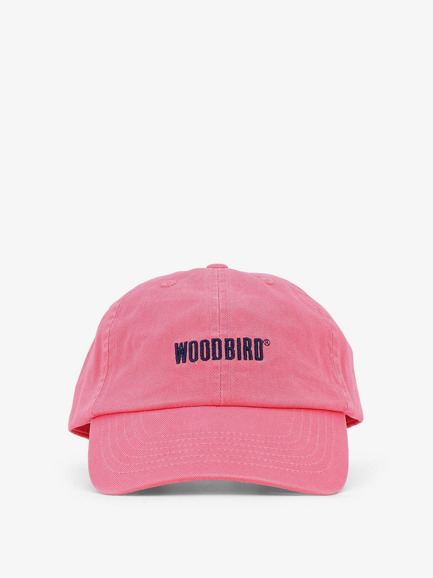 Cotton baseball hat with embroidered logo