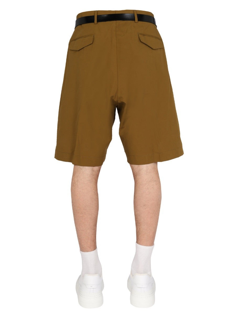 COTTON BERMUDA SHORTS