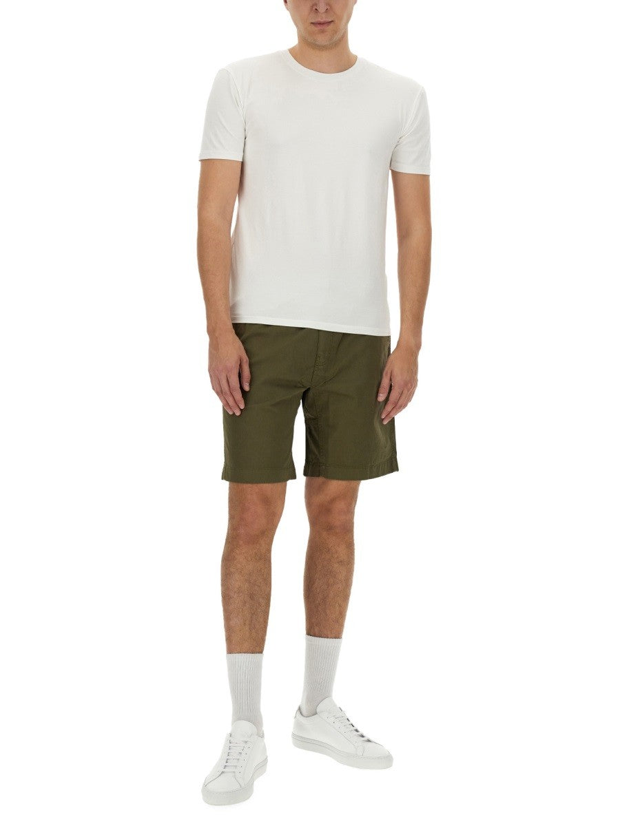 COTTON BERMUDA SHORTS