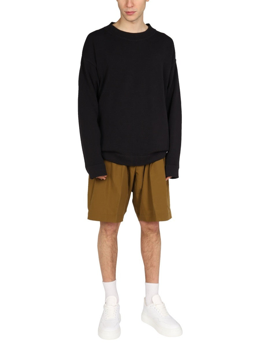 COTTON BERMUDA SHORTS