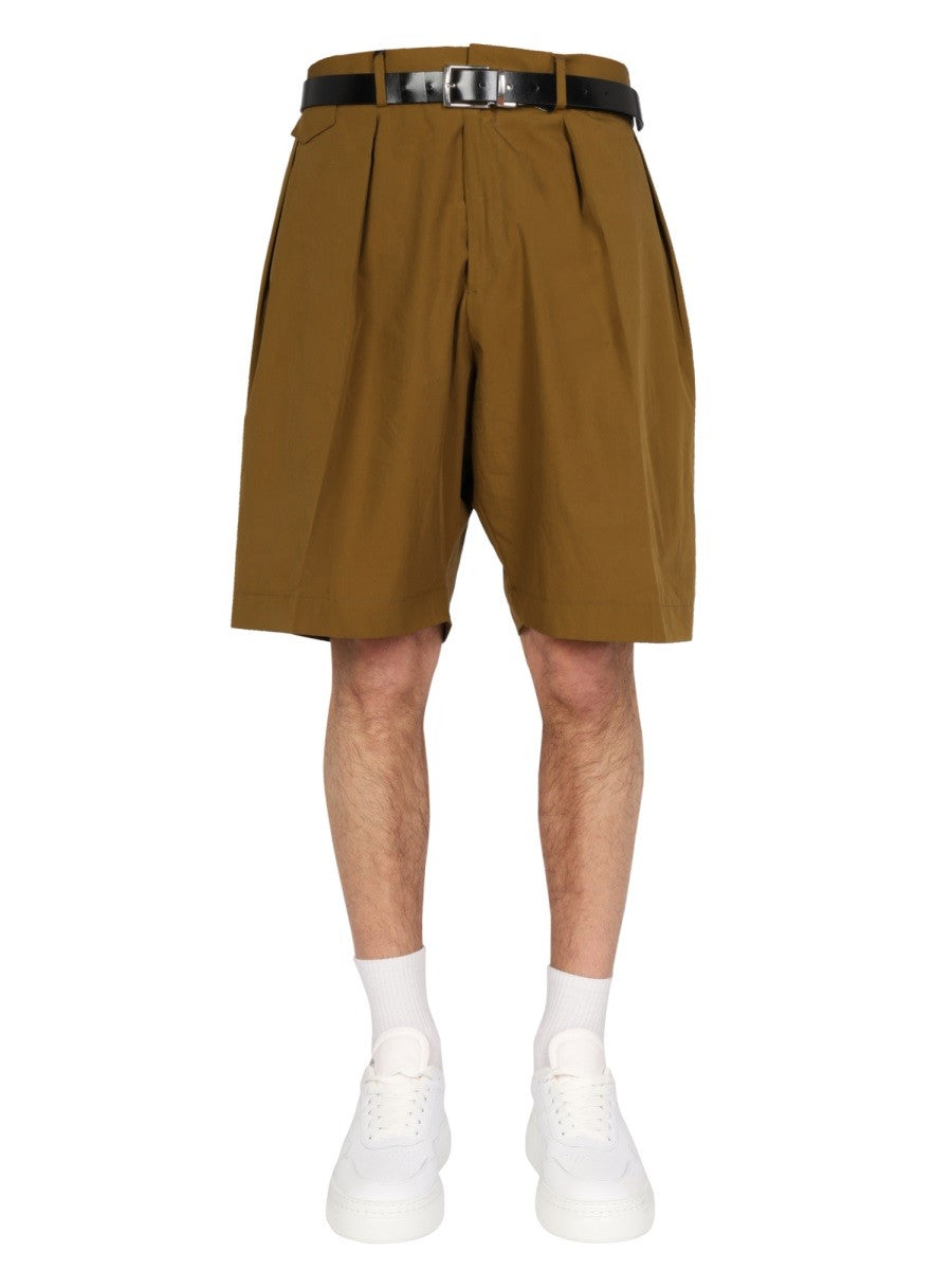 COTTON BERMUDA SHORTS