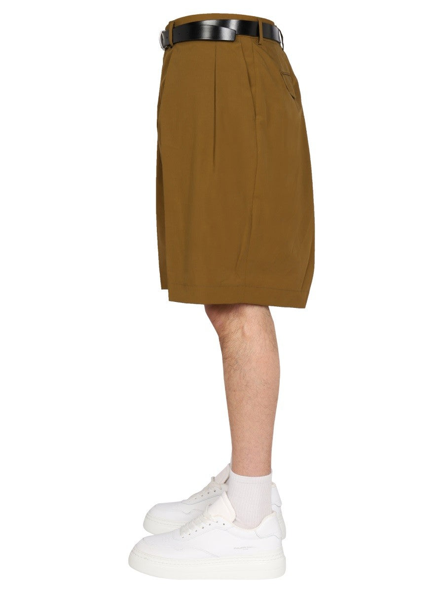 COTTON BERMUDA SHORTS
