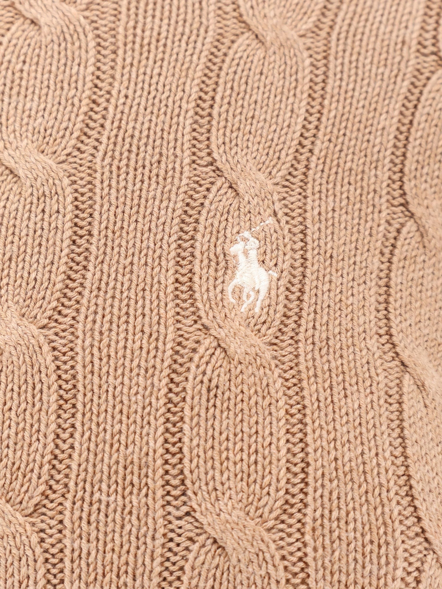 Cotton cable knit sweater