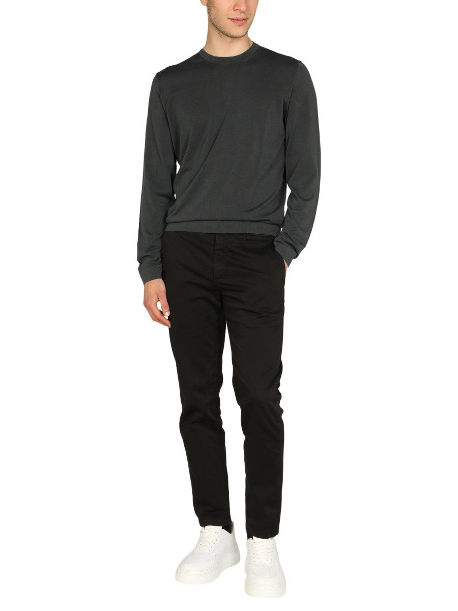COTTON CREW NECK SWEATER