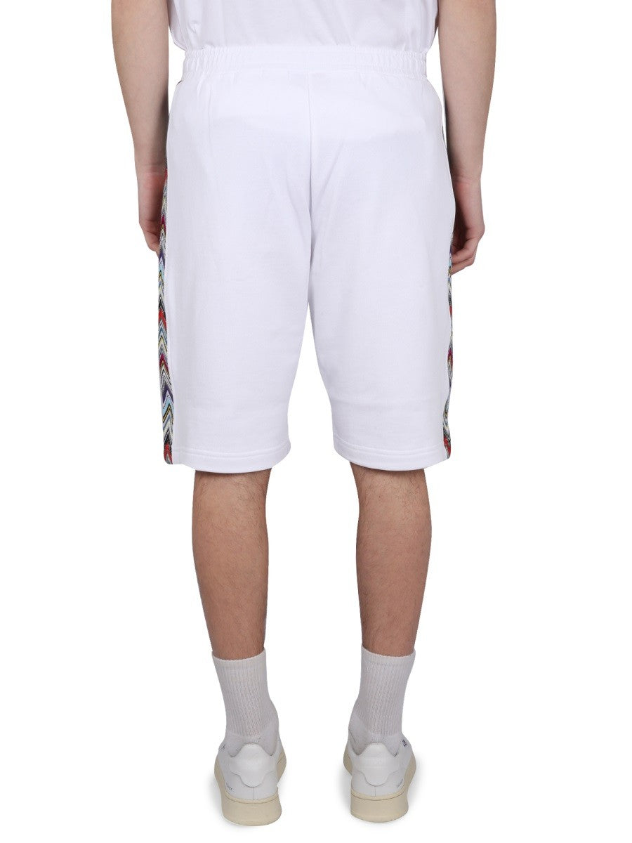 COTTON FLEECE BERMUDA SHORTS