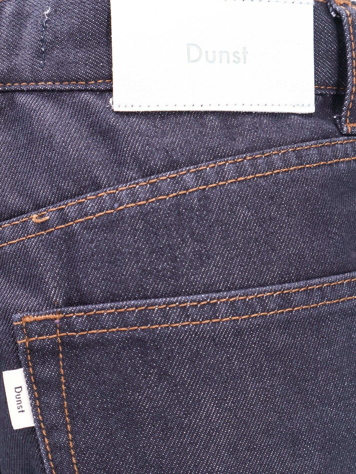 Cotton Jeans With Back Logo Patch